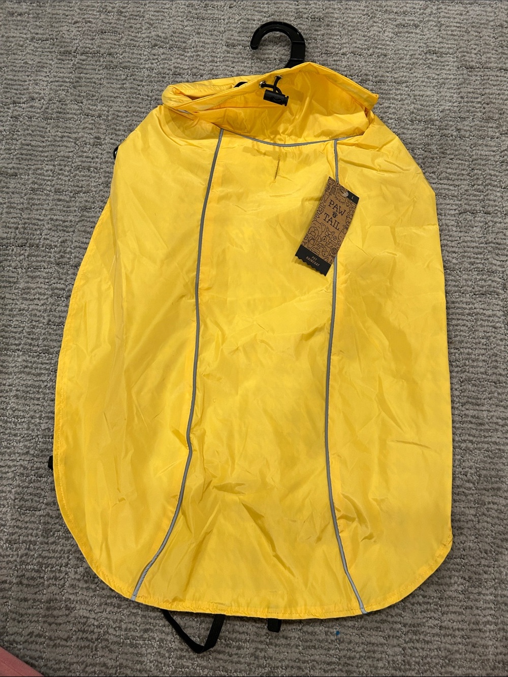 Paw & Tail Reversible Dog Raincoat L